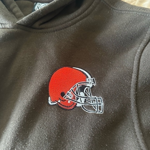 Official NFL Cleveland Browns Hoodie Child Size 10/12 - Picture 3 of 7